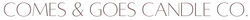comesandgoescandleco logo